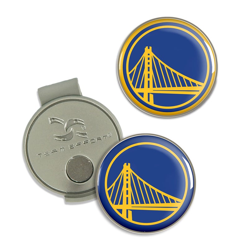 Team Effort NBA Golden State Warriors Hat Clip & 2 Ball Markers